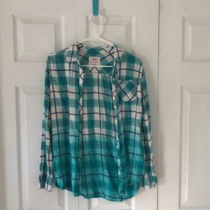 Teal Flannel